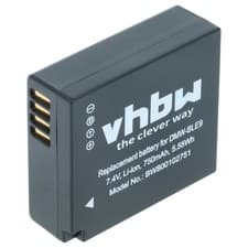 Image of Battery for Panasonic DMW-BLE9E DMW-BLE9 750mAh