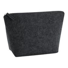 Image of Bagbase Felt accessory bag - Multi-purpose use, Self-coloured zip closure