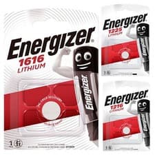 Image of Energizer CR1616, CR1216, CR1225 Battery 3v Lithium Coin Cell Button Batteries