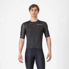 Image of CASTELLI UNLIMITED ENTRATA 3 CYCLING JERSEY – GRAVEL / ROAD – BREATHABLE - BLACK