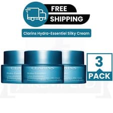 Image of 3 X Clarins Hydra-Essentiel Moisture Cream 50ml For Normal/Dry Skin Hydrating