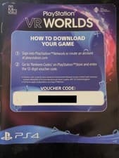 Image of VR Worlds PSVR PS4 New UK PAL Game PS Sony PlayStation 4 CODE TO REDEEM