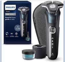 Image of Philips Series 5000, Wet&Dry Electric Shaver, SkinIQ Tech, Cleaning Pod S5889/50