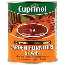 Image of Cuprinol Softwood & Hardwood Garden Furniture Stain Teak 750ml