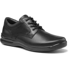 Image of Mens Hotter lace-up Dual Fit Shoe Burton Black RRP £95