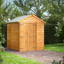 Image of Shed | Power Windowless Overlap Apex Garden Sheds | Cheap Sheds | 4x4 up to 20x6