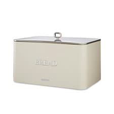 Image of GEEPAS Bread Bin 13L Carbon Steel Kitchen Canister Countertop Storage RetroVive