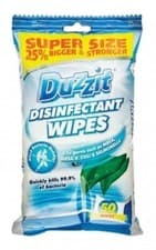 Image of 2x 50 Duzzit Disinfectant Wipes Household Surface Kills 99.9% Bacteria