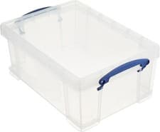 Image of Really Useful 9 Litre Clear Plastic Storage Box