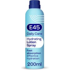 Image of E45 Hydrating Lotion Spray 200ml Normal to Dry Skin - Fast Absorbing Moisturiser