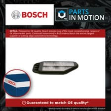 Image of Air Filter fits CHEVROLET SPARK M300 1.0 10 to 19 LMT Bosch 42390126 96827723