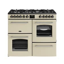 Image of Belling Farmhouse 100cm Dual Fuel Range Cooker 7 Burners Cream 100DF Grade C