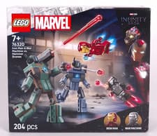 Image of LEGO 76320 Marvel Iron Man & War Machine vs Hammer Drones 204pcs