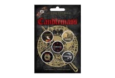 Image of Candlemass - The Door To Doom Officially Licensed Button Badge Pack