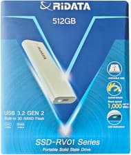 Image of RiDATA 512GB Portable SSD USB 3.2 Gen 2 – External Solid State Drive, 1000MB/s