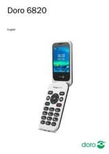 Image of DORO 6820 PRINTED INSTRUCTION MANUAL USER GUIDE HANDBOOK EASY TO READ FREE POST
