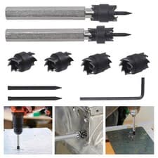 Image of 9pc SPOT WELD CUTTER SET 3/8" 5/16" 8mm 9.5mm Spot Weld Removal Drill Bits Kit