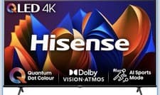 Image of Hisense SMART 4K QLED TV 43E7NQTUK 43" Ultra HD HDR TV