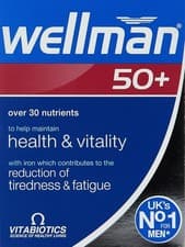 Image of Vitabiotics - Wellman 50+ Plus Advanced Vitamin & Mineral Supplement 30 Tablets