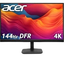 Image of Acer KA272KL1 27'' LCD IPS 4K Ultra HD 144Hz Black Computer PC Monitor A