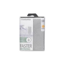 Image of Brabantia Metallised Ironing Board Cover Size E Type 135 x 49cm Silver Reflector