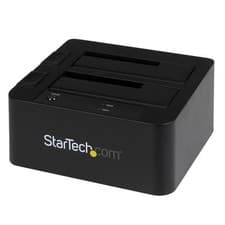 Image of StarTech Dual-Bay USB 3.0 / eSATA to SATA Hard Drive Docking Station USB Hard...