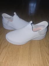 Image of Skechers Hands Free Slip-ins Ultra Flex 3.0 White UK 7 Trainer BNWOT Memory Foam