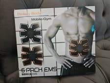 Image of New 6 Pack EMS Trainer Abdominal Toning Muscle Toner Abs Smart EMS Fitness Belt