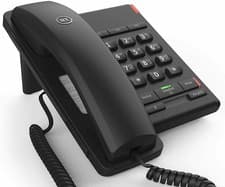 Image of BT Corded Landline Phone Converse 2100 Black Headset Socket 1 Year Warranty