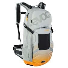 Image of EVOC FR Enduro E-Ride Protector Backpack 2022: STONE/BRIGHT ORANGE 16L