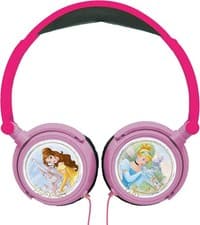Image of Lexibook Disney Princess Rapunzel Kids Headphones 85dB Safe Foldable Pink