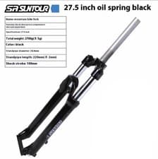 Image of SR Suntour XCM Suspension For Fork 27.5" 100mm 1 1/8" Black