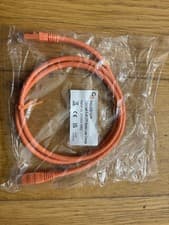 Image of Comms-express Cat 6 RJ45 Cable UTP Patch Cord 1m ORANGE