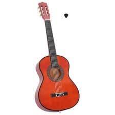 Image of 1/2 Size Classical Guitar for Beginners - 34in Nylon Strings, Natural Finish