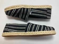 Image of TOMS Women's Alpargata Rope Slip On Flats Casual Natural Global Stripe