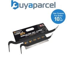 Image of Roughneck ROU64402 Wrecking Pry Gorilla Bar Set 35cm 55cm Crow Bars 14 22 Inch