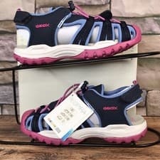Image of Geox J Borealis Girls B Closed Toe Water Friendly Sandals - UK 11 / EU 29 - New