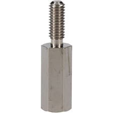 Image of R-TECH Hex Threaded M-F Spacer Brass 5mm A/F M3 12mm - Pack Of 25