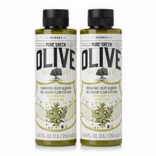 Image of 2x Korres Natural Pure Greek Olive & Olive Blossom Shower Gel 250 ml (Pack 2)