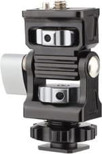Image of Adjustable Field Monitor Mount Camera Monitor Holder with Cold Shoe Adapter