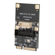 Image of Mini PCIE To USB3.2 GEN1 Front 19Pin Expansion Card 5Gbps USB Hot Swap Expansion