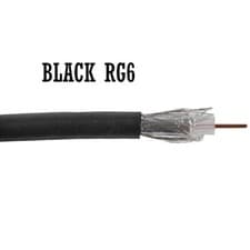 Image of RG6 Satellite Freesat Sky Coax TV Aerial Cable Coaxial Wire Black White 10 20 50