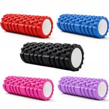 Image of Massage Grid Foam Roller Pilates Physio Yoga Muscle Rehab Trigger Point Gym Mixe
