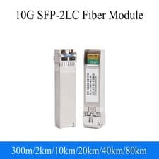 Image of 1PCS 10G SFP Module Single/Multimode 2 LC Fiber Transceiver Module