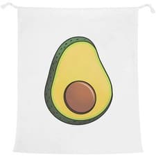 Image of 'Sliced Avocado' Laundry / Washing / Storage Bag (LB00036334)