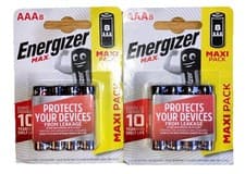 Image of AAA Batteries Energizer Max 2 Packs Of 8 aaa Batteries