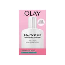 Image of Olay Beauty Fluid Face And Neck Sensitive Moisturiser 200ml
