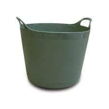 Image of Square Flexi-Tub Bucket Garden/Home Storage 15L 25l & 40L Hardwearing Plastic