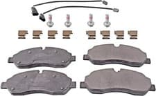 Image of Blue Print ADF124211 Brake Pad Set – Front Axle High-Quality Replacement Pads