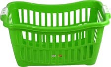 Image of Plastic Laundry Basket Square Large Washing Clothes Storage with Handle Colour-6